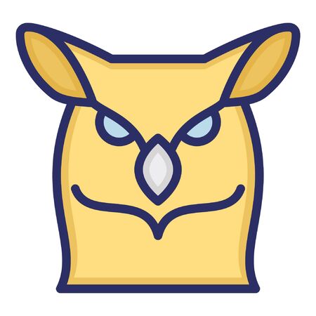 Owl  Isolated Vector Icon which can be easily modified or edited as you wantのイラスト素材