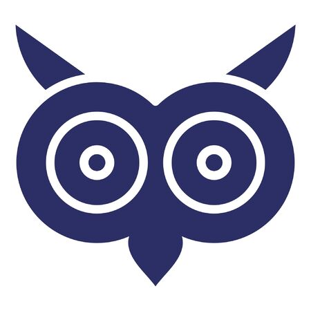 OwlIsolated Vector Icon which can be easily modified or editedのイラスト素材