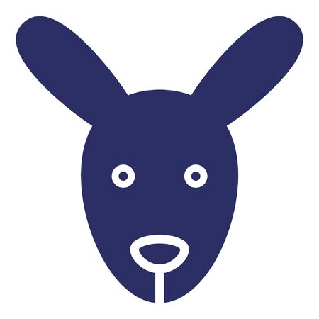 Hare Isolated Vector Icon which can be easily modified or editedのイラスト素材
