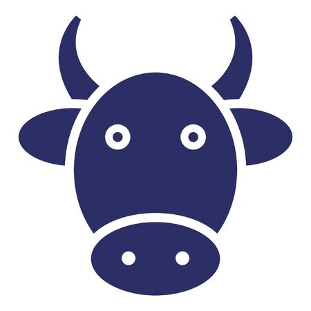 Cow  Isolated Vector Icon which can be easily modified or editedのイラスト素材