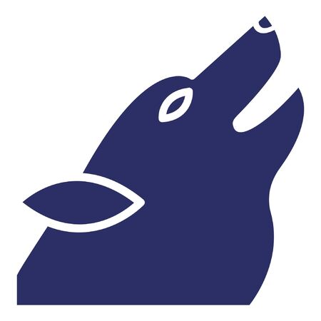 Wolf  Isolated Vector Icon which can be easily modified or editedのイラスト素材