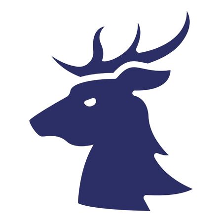 Reindeer  Isolated Vector Icon which can be easily modified or editedのイラスト素材