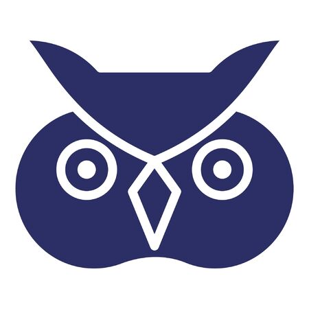 Owl Vector Iconのイラスト素材