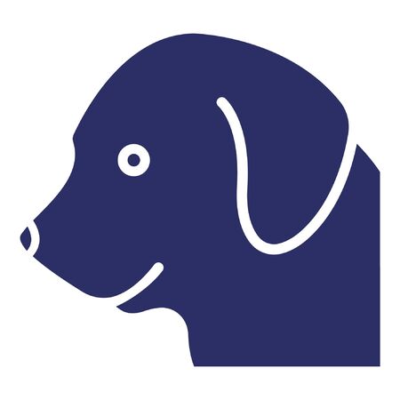 Dog  Isolated Vector Iconのイラスト素材