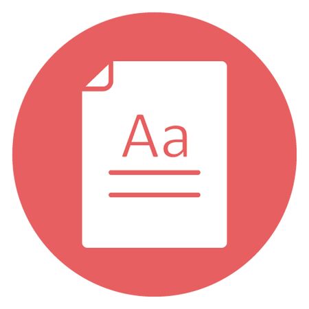 Document vector icon which can easily modifyのイラスト素材