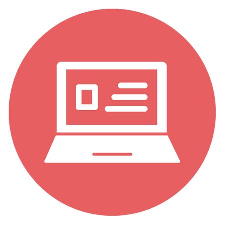Blog site vector icon which can easily modifyのイラスト素材