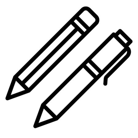 Mechanical pencils vector icon which can easily modify or editのイラスト素材
