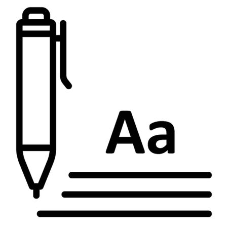 Copywriting vector icon which can easily modify or editのイラスト素材