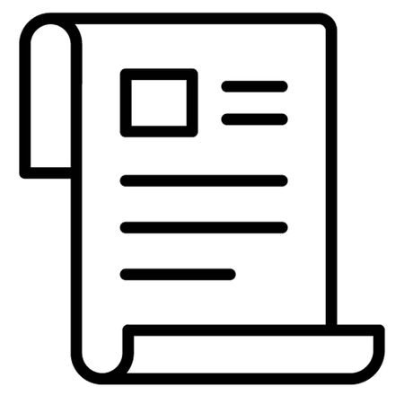 Business document vector icon which can easily modify or editのイラスト素材