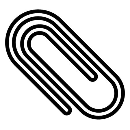 File binder, file clipper, file holder, office folder, stationary, icon, illustration, editable, stationary, study, official material or equipment Isolated Vector icon which can easily modify or editのイラスト素材