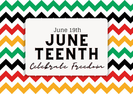 Juneteenth Freedom Day. African-American Independence Day Celebration on June 19.の写真素材