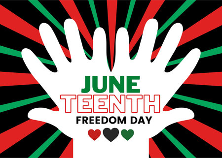 Juneteenth Freedom Day. African-American Independence Day Celebration on June 19.の写真素材