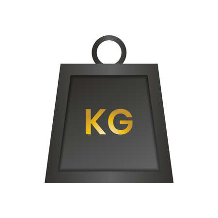 Weight kg icon can be used for applications or websitesのイラスト素材