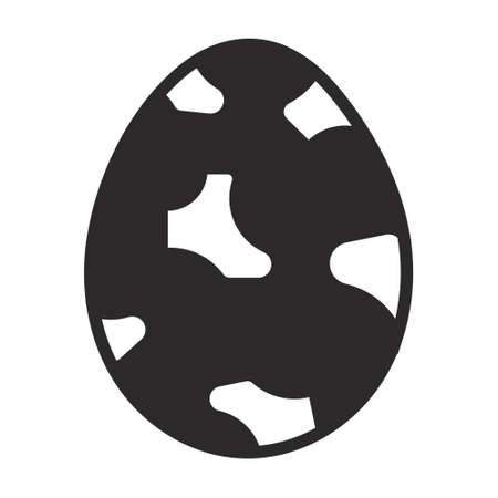 Quail egg flat vector icon for apps and websitesのイラスト素材
