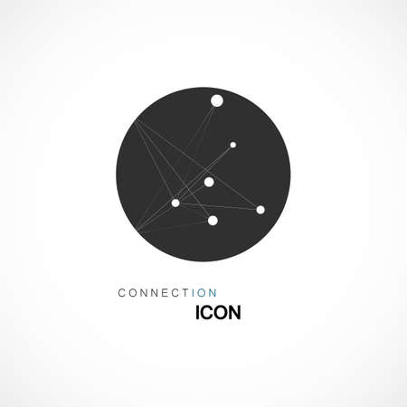 Abstract vector technology, network and connect background.のイラスト素材