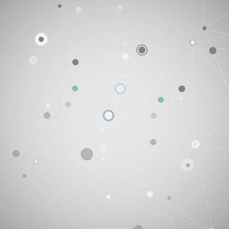 Communication abstract vector. Network background.のイラスト素材
