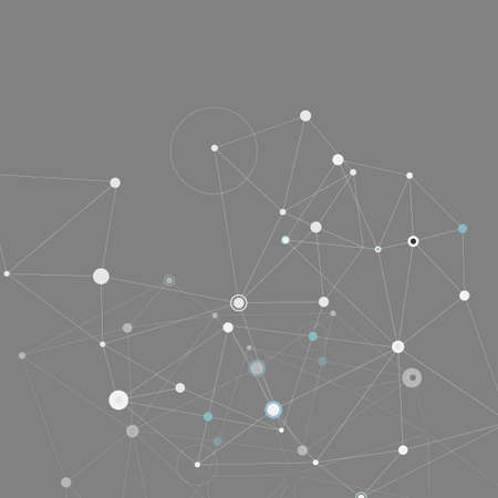 Communication abstract vector. Network background.のイラスト素材