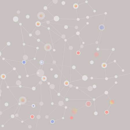 Communication abstract vector. Network background.のイラスト素材