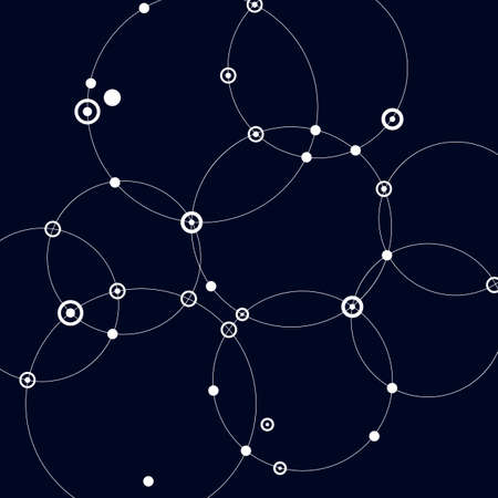 Technology beautiful background. Vector connection and network illustration.のイラスト素材