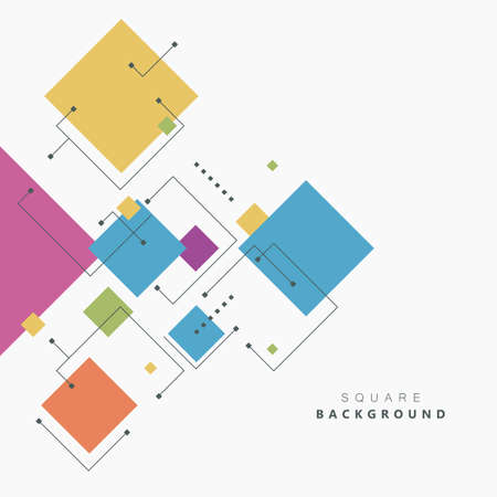 Abstract colorful background template.のイラスト素材