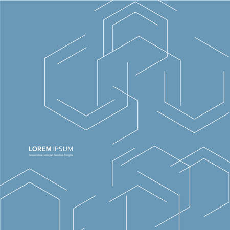 Abstract design for registration scientific works.のイラスト素材