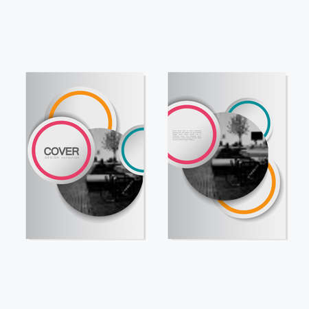 Brochure template design for presentations and better display of your ideas.のイラスト素材