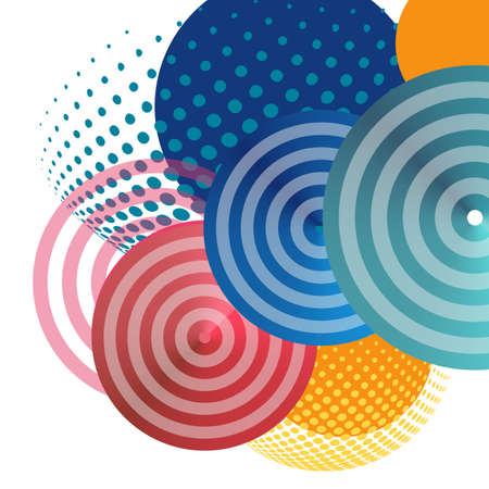 Halftone abstract background. Vector design concept.のイラスト素材