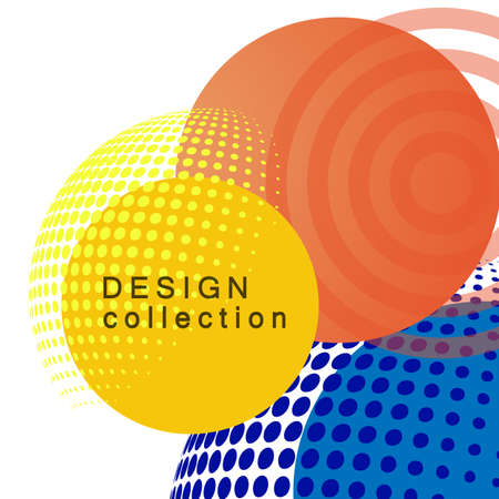 Halftone abstract background. Vector design concept.のイラスト素材