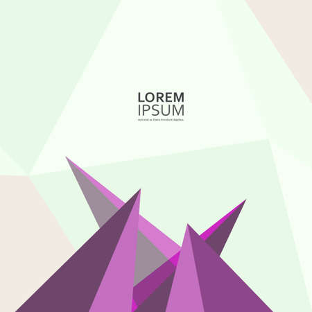 Abstract Triangle Background / Vector Creative Illustration.のイラスト素材