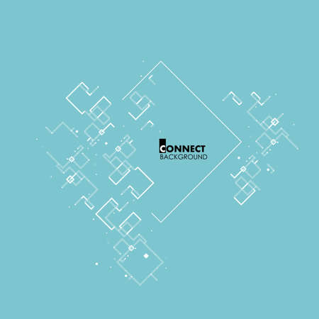 Abstract composition and geometric elements.のイラスト素材