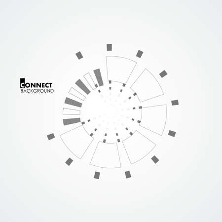 Technology circle design.のイラスト素材