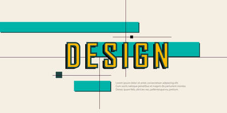 abstract inscription design for decoration.のイラスト素材