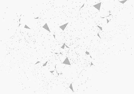 Science, technology and medicine templates background with connected triangles dots and lines.のイラスト素材