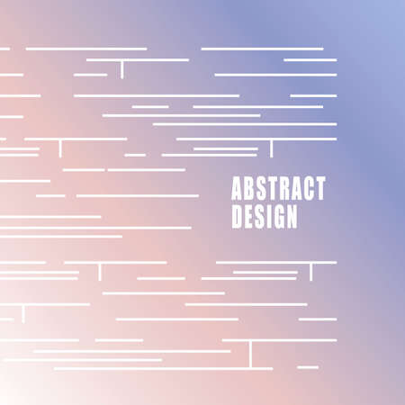 Abstract modern white lines on gradient vector backgroundのイラスト素材