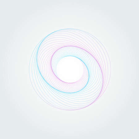 Modern abstract swirl design