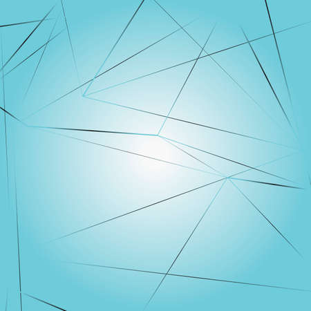 Abstract polygonal shapes and connection structure with connecting dots and linesのイラスト素材