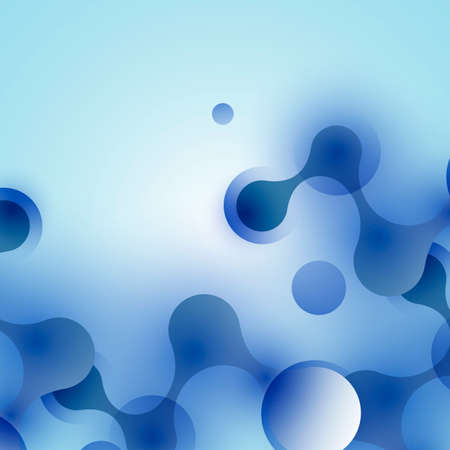 Abstract vector network connection structure.のイラスト素材