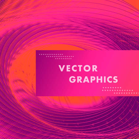 Abstract circles lines pattern design.のイラスト素材