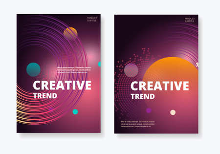 Minimal abstract geometric background with dynamic shapes composition.