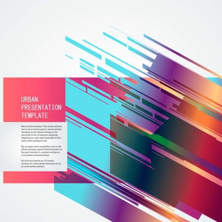 Vector minimal geometric background with dynamic design.のイラスト素材