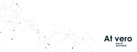 Connect dots and lines. Great design for any purposes. Polygon vector wireframe concept. Low polygon. Digital graphic. Design elementのイラスト素材