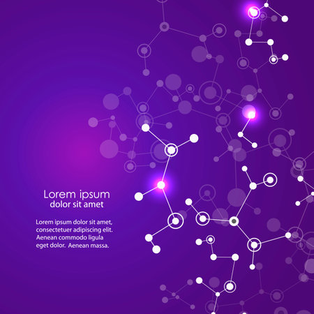 Line art pattern. Medical science background. Geometric art. Digital geometric wallpaper designのイラスト素材