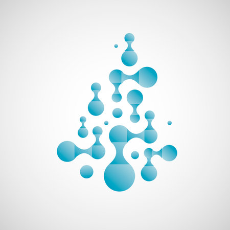 Circle connect icon in modern style on white background. Vector abstract background set. Social media marketing abstract concept vector illustration set. Global social networkのイラスト素材