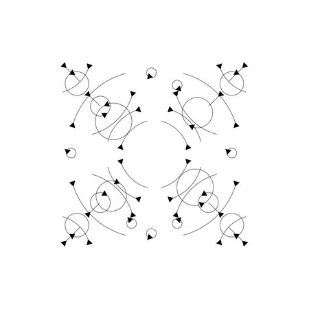 Molecular cell connection. Internet technology. Biology science background. Abstract geometric backgroundのイラスト素材