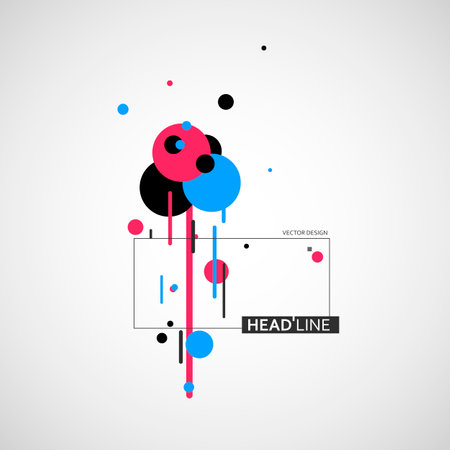 Modern molecules. Chemical laboratory research. Abstract technology backgroundのイラスト素材