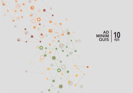 Line human cell. Medical shape white base drafting. Vector Illustrationのイラスト素材