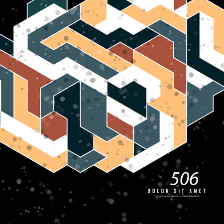 Flat geometric covers design. Color vector modern cover. Simple shapes composition background. Futuristic abstract patternsのイラスト素材