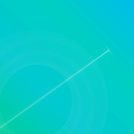 Abstract circles design element. Vector shapes on blue backgroundのイラスト素材