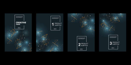 Business card for wallpaper design. Vector illustration graphic design elements. Abstract modern...