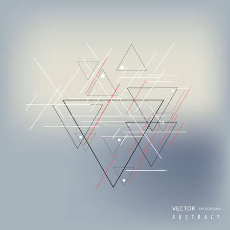Abstract geometry lines pattern. Vector technology element line. Minimalist design shapes background...